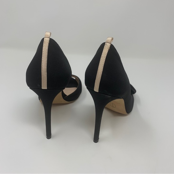 SJP - Black Satin evening 4” shoes Size 39.5 - Picture 3 of 7